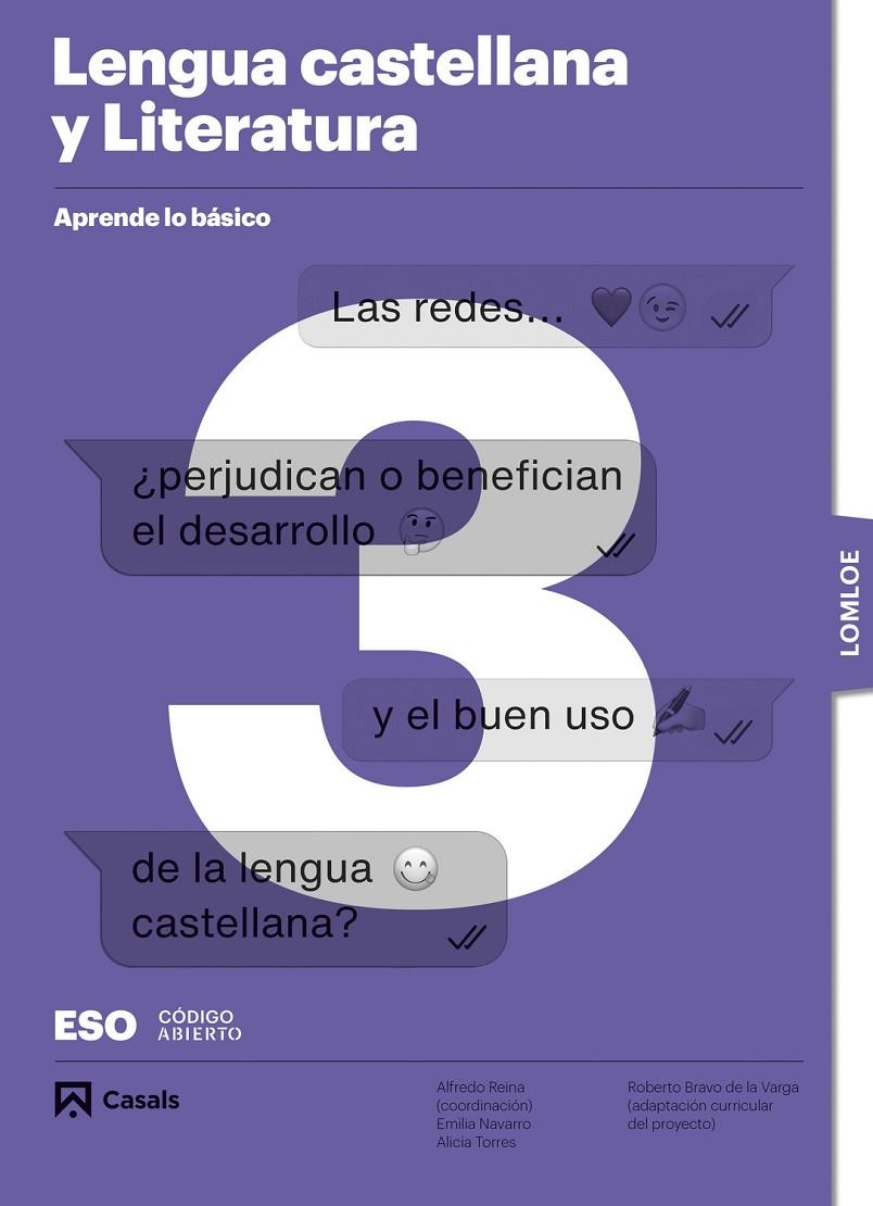 Aprende lo básico. Lengua castellana y Literatura 3 ESO. LOMLOE | 9788421882177 | Varios autores
