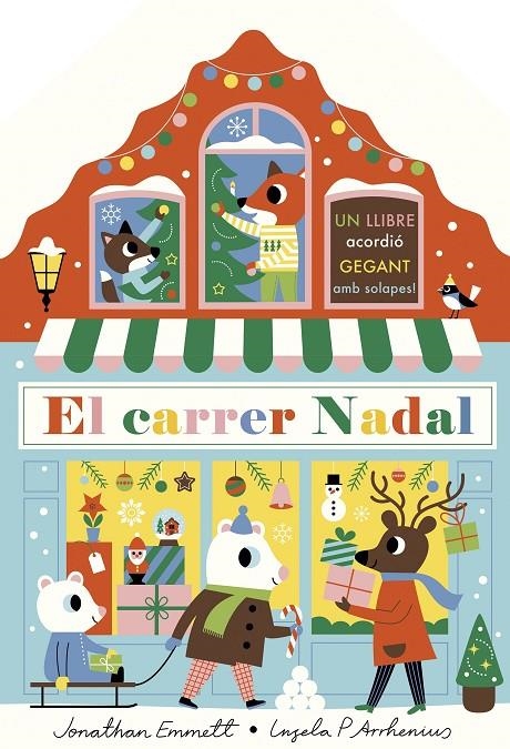 El carrer Nadal. Llibre desplegable | 9788418444531 | Arrhenius, Ingela P./Emmett, Jonathan