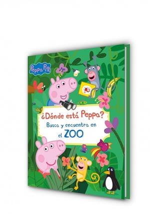 Peppa Pig. Libro juguete - ¿Dónde está Peppa? Busca y encuentra en el zoo | 9788448870348 | Hasbro