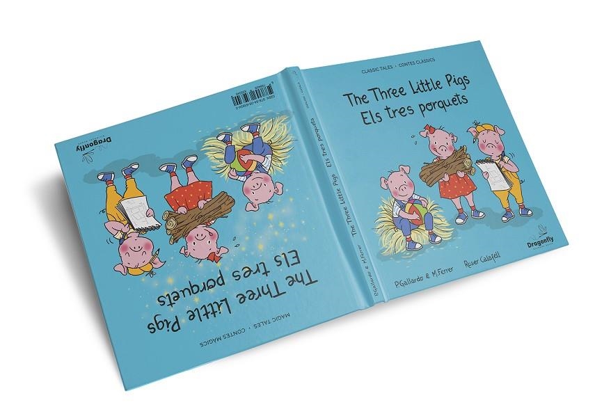 Els tres porquets / The Three Little Pigs - Conte Clàssic i Màgic - Classic & Ma | 9788409659340 | Gallardo Sánchez, Pedro/Calafell i Serra, Roser