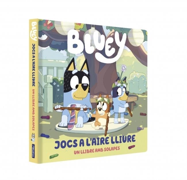 Bluey. Llibre de cartró amb solapes - Joc a l'aire lliure | 9788448872748 | Bluey