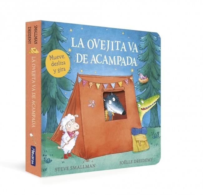 La ovejita va de acampada (La ovejita que vino a cenar. Libro de cartón con meca | 9788448870393 | Smallman, Steve