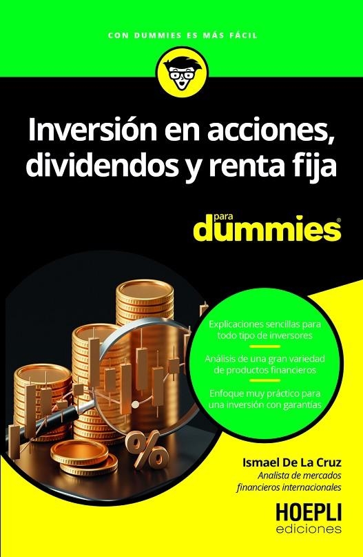Inversión en acciones, dividendos y renta fija para Dummies | 9791254990896 | De La Cruz, Ismael