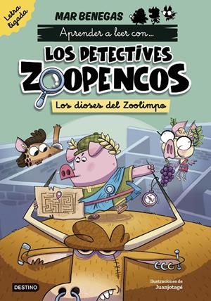 Aprender a leer con... Los Detectives Zoopencos Letra ligada 2. Los dioses del Z | 9788408318026 | Benegas, Mar